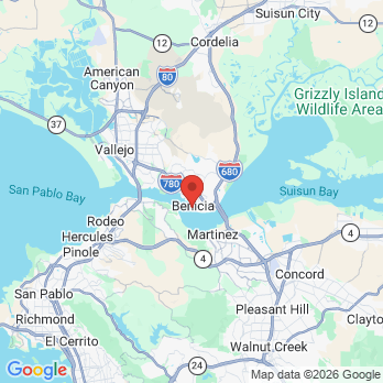 Map to Solano Smile office in Benicia, CA
