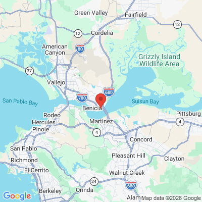 Map to  office in Solano Smile Orthodontics &Amp; Pediatric De