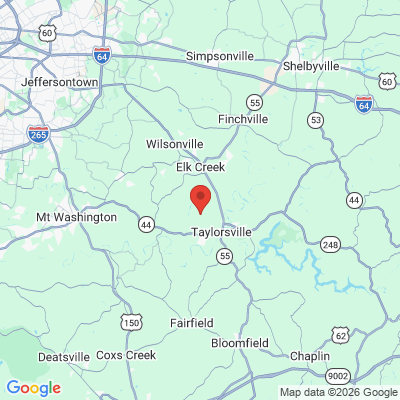 Map to  office in Taylorsville, KY