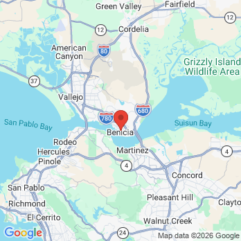 Map to Primary Office office in Benicia, CA