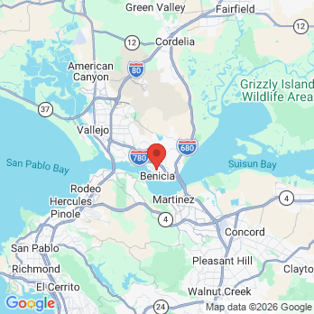 Map to Primary Office office in Benicia, CA