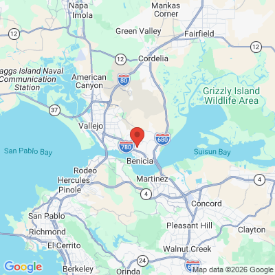 Map to  office in Benicia, CA