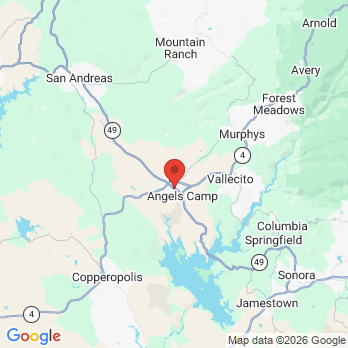 Map to David A Groat DDS office in Angels Camp, CA