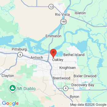 Map to Primary Office office in Oakley, CA