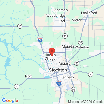 Map to Stockton Dental Studio office in Stockton, CA