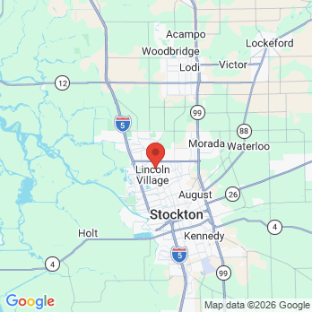 Map to Edward Graham DDS office in Stockton, CA