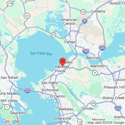 Map to  office in Hercules, CA