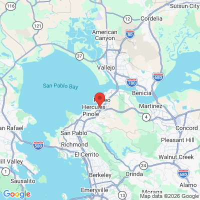 Map to  office in Hercules, CA