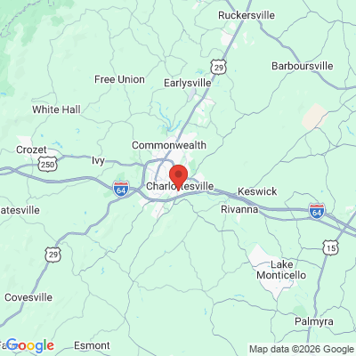 Map to  office in Charlottesville, VA