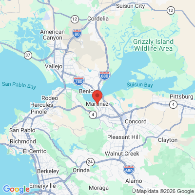 Map to  office in Martinez, CA