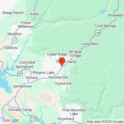 Map to  office in Sonora, CA
