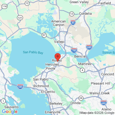 Map to  office in Rodeo, CA