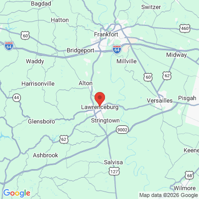 Map to  office in Lawrenceburg, KY