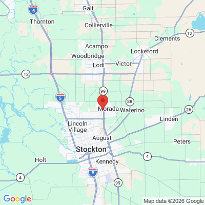 Map to  office in Stockton, CA