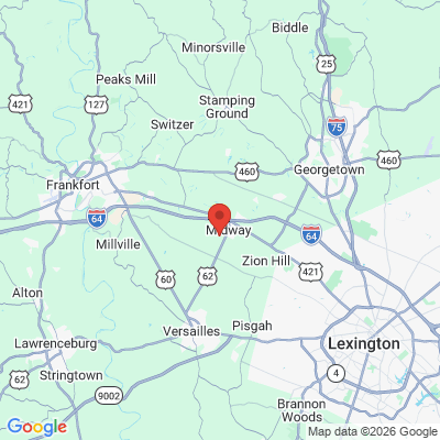 Map to  office in Midway, KY