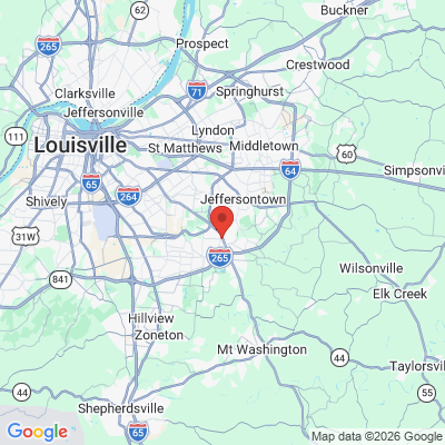 Map to  office in Louisville, KY