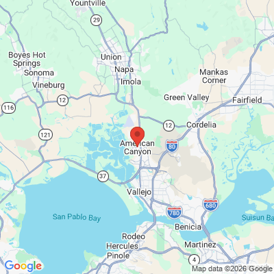 Map to  office in American Canyon, CA