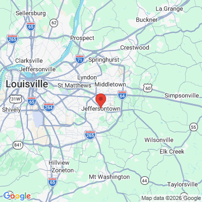 Map to  office in Jeffersontown, KY