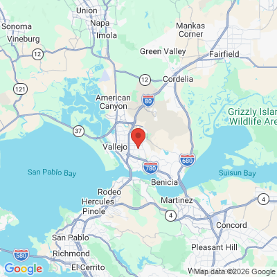 Map to  office in Vallejo, CA
