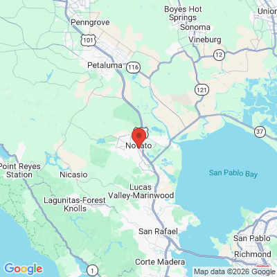 Map to  office in Novato, CA