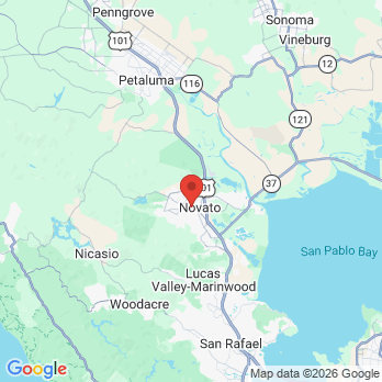 Map to Primary Office Ira R Simon office in Novato, CA