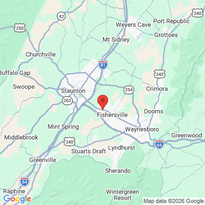 Map to  office in Staunton, VA