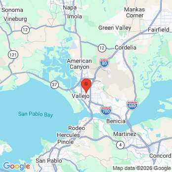 Map to Primary Office office in Vallejo, CA