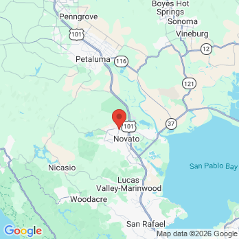 Map to Michael l Rosenthal DDS office in Novato, CA