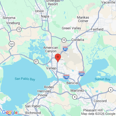 Map to  office in Vallejo, CA