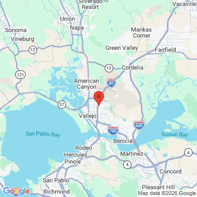 Map to  office in Vallejo, CA