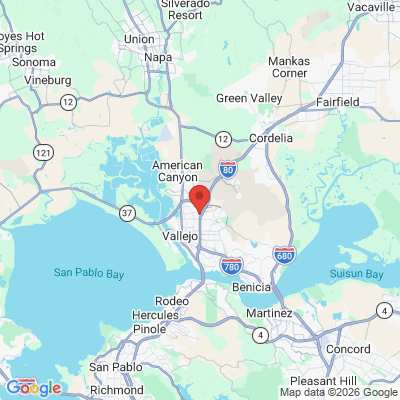 Map to  office in Vallejo, CA
