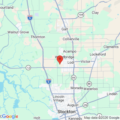 Map to  office in Lodi, CA