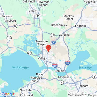 Map to  office in Vallejo, CA