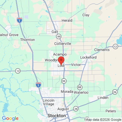 Map to  office in Lodi, CA