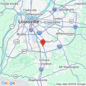 Map to Dynamic Dental office in Louisville, KY