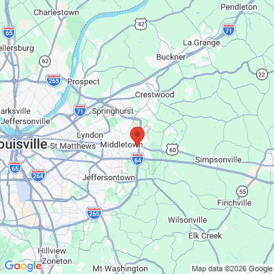 Map to  office in Louisville, KY