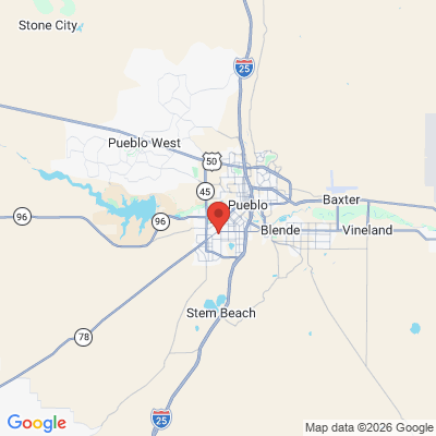 Map to  office in Pueblo, CO