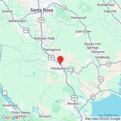 Map to  office in Petaluma, CA