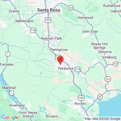 Map to  office in Petaluma, CA