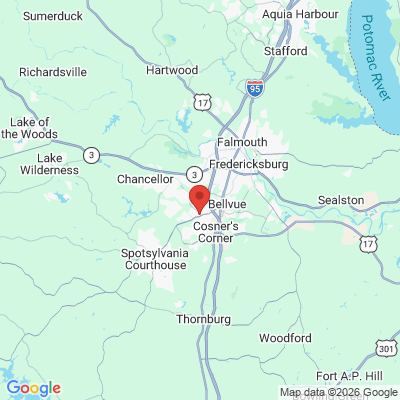 Map to  office in Spotsylvania, VA