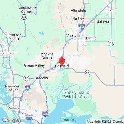 Map to  office in Fairfield, CA
