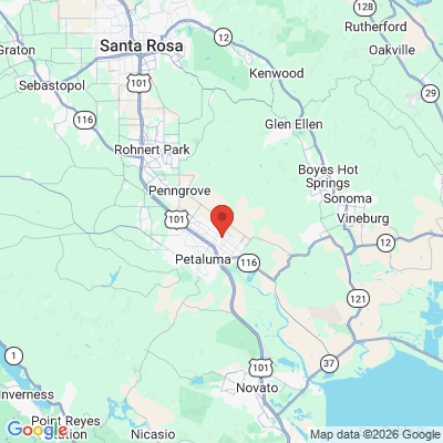 Map to  office in Petaluma, CA
