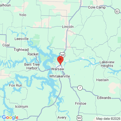 Map to  office in Warsaw, MO
