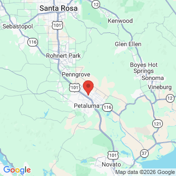 Map to Design Dental Smiles office in Petaluma, CA