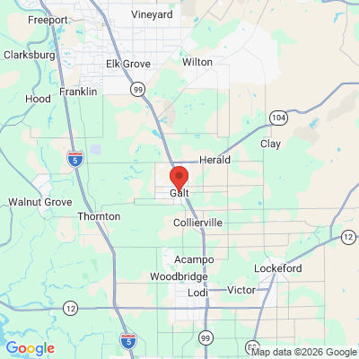 Map to  office in Galt, CA