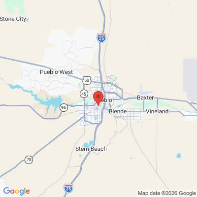 Map to  office in Pueblo, CO