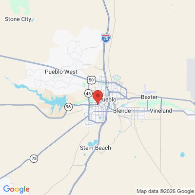 Map to  office in Pueblo, CO