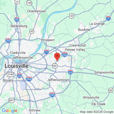 Map to  office in Louisville, KY