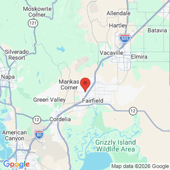 Map to Dr. Anita Ford, DDS office in Fairfield, CA