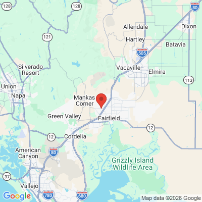 Map to Dr. Anita Ford, DDS office in Fairfield, CA